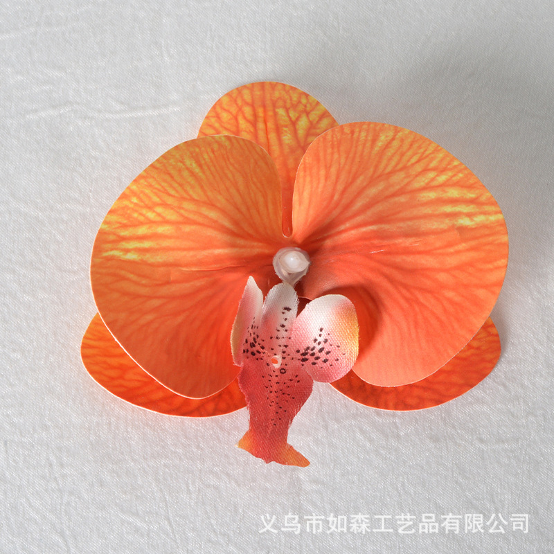 シミュレーションフィルム胡蝶蘭花頭花弁シミュレーション花アクセサリーヘアピンdiy手作りウェディングドレス装飾|undefined