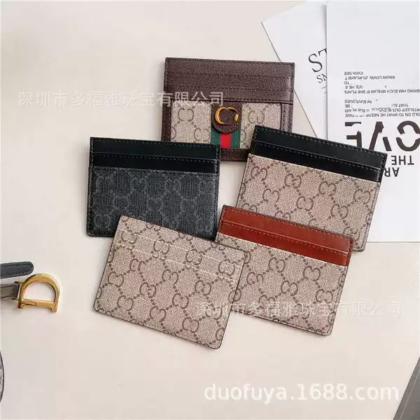 Trendy and Stylish Card Holder, High-End Short-Style Open Card Slot Wallet, Exquisite and Fashionable Light Luxury Wallet, Card Holder, Coin Purse