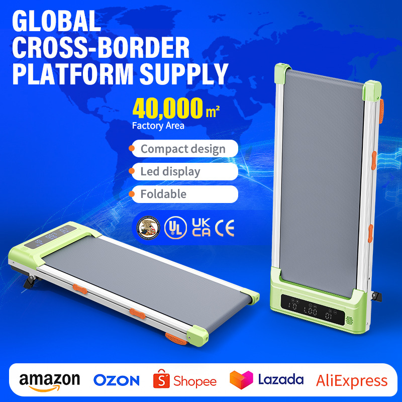 Reducción integral de grasa, máquina de caminar plana rosa, ajuste de escalada, panel inteligente, plegable con pasamanos, carrera inteligente