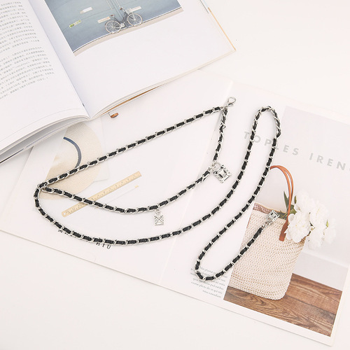 Metal skirt suit small fragrant waist chain fashion sense belt rope hot girl chain accessories  new trend