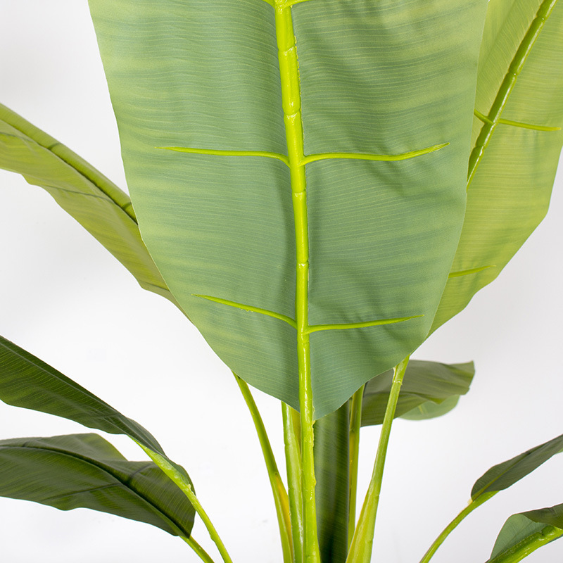 Sensación de la mano Simulación de hojas Árbol de plátano Plantas verdes Plantas grandes en macetas Sala de estar Árbol de simulación Árbol de plátano tropical Paisajismo Decoración de plantas verdes