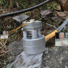 水力发电机家用野外力涡轮400瓦220小型便携式大功率户外试验管道