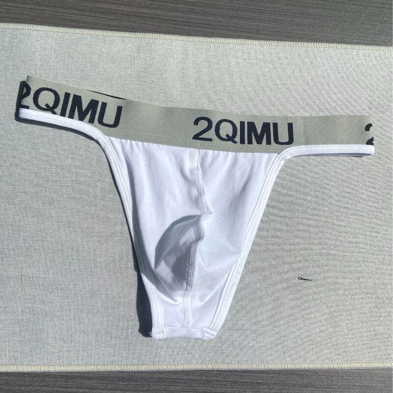 New Cross-Border Pure Cotton Designer Men's Underwear, Breathable and Sexy Men's Thong Mid-Waist Briefs, One-Piece Drop Shipping