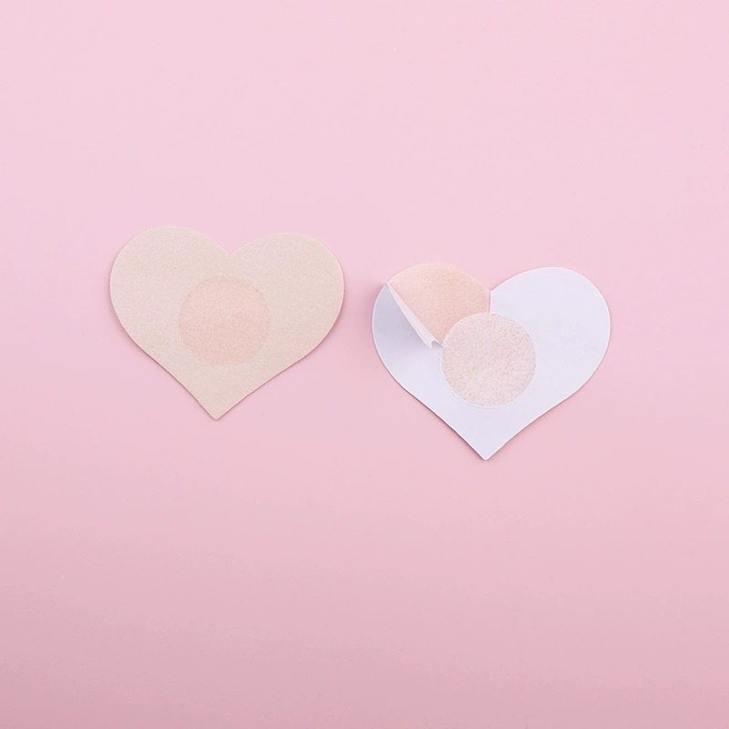 Disposable Nipple Covers, Silicone & Non‑woven Pads, Invisible Shock‑proof Protection, 5‑pair Pack