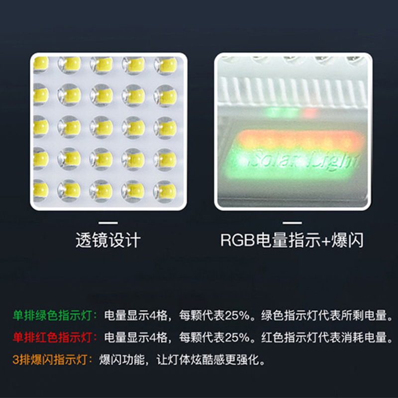 energía solar inducción del cuerpo humano iluminación de alto brillo al aire libre lámpara de luz solar de alta potencia al aire libre image 2