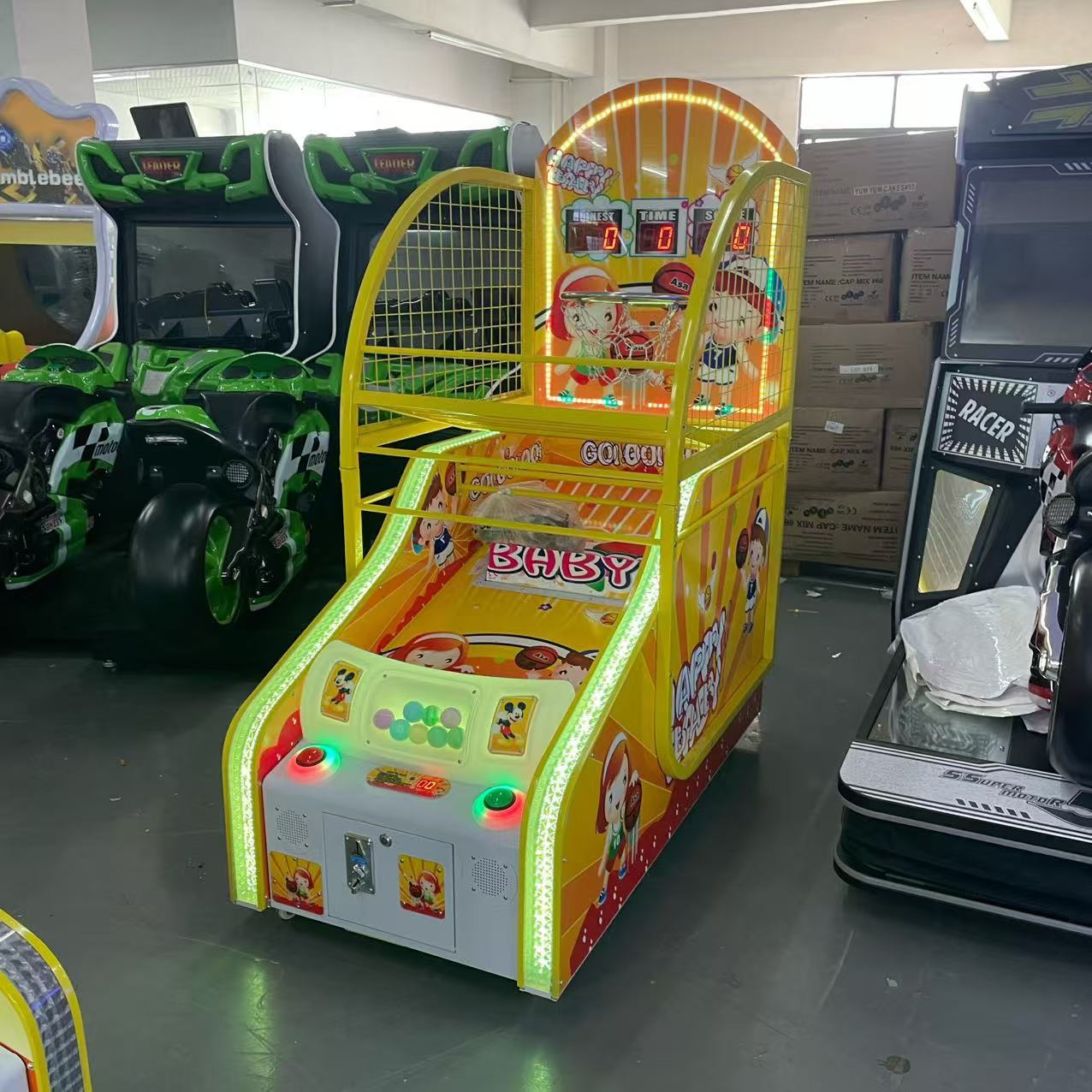 Máquina arcade comercial – Juegos de monedas: boxeo, garra, baloncesto, tiro y más equipos de entretenimiento