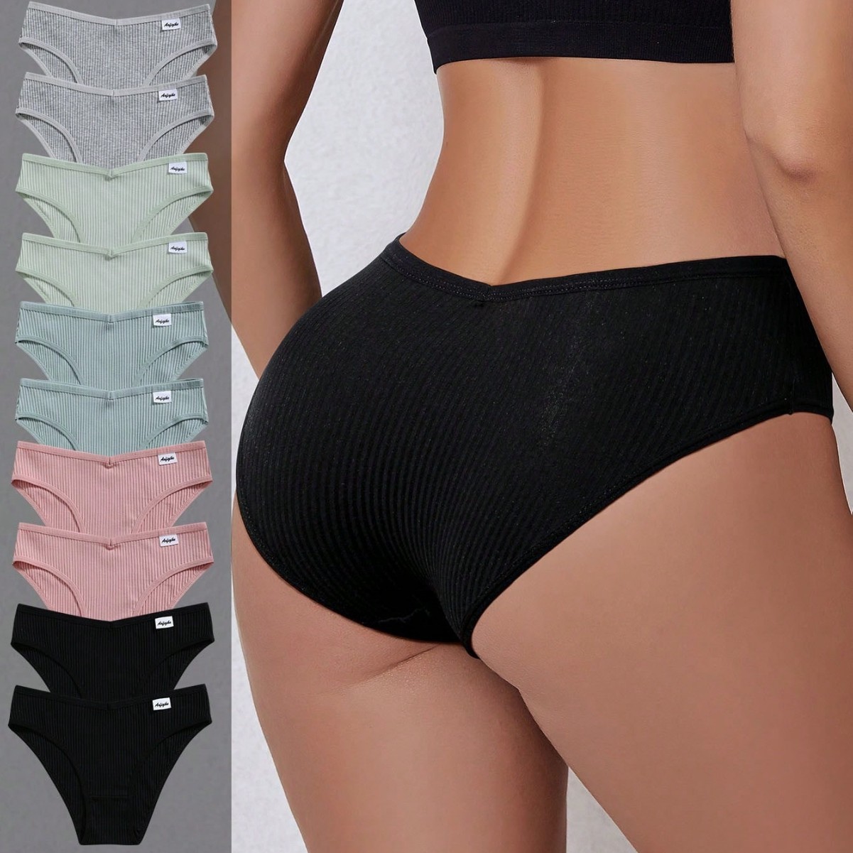 Europa y los Estados Unidos transpirables sexy puros deseos de cintura mediana triángulos de caderas ropa interior deportiva femenina transfronteriza exclusiva para la venta directa de fabricantes spot