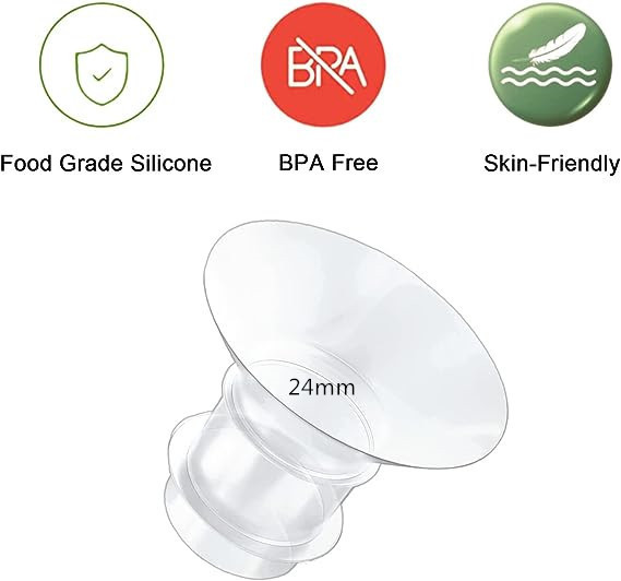 アマゾンの人気ウェアラブルフランジ搾乳器の口径の伸縮口の小さい乳首の小さいサイズのスピーカーの変換器|undefined