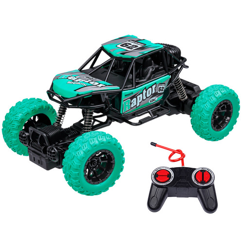 Cross-border electric alloy off-road climbing car mountain drift car drop-resistant charging remote control car children's toy model car