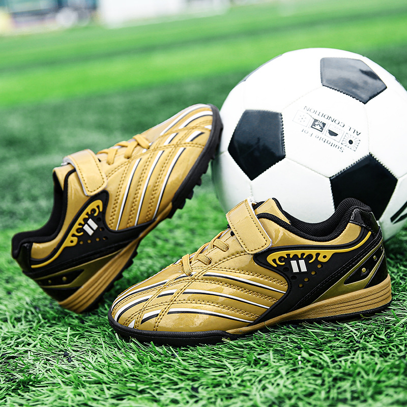 Chaussures d'entraînement à ongles brisés avec Velcro pour enfants, bottes de Football, nouvelle collection 2023_voghion.com