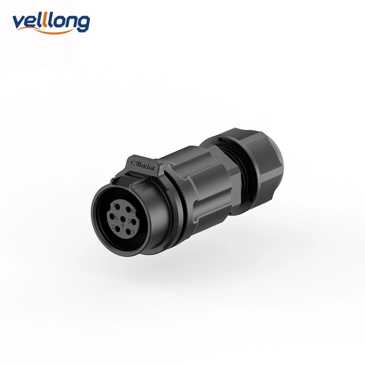IP68 waterproof power socket connector EW-LP16 panel plastic 2/3/4/5/7/8/9 aviation plug