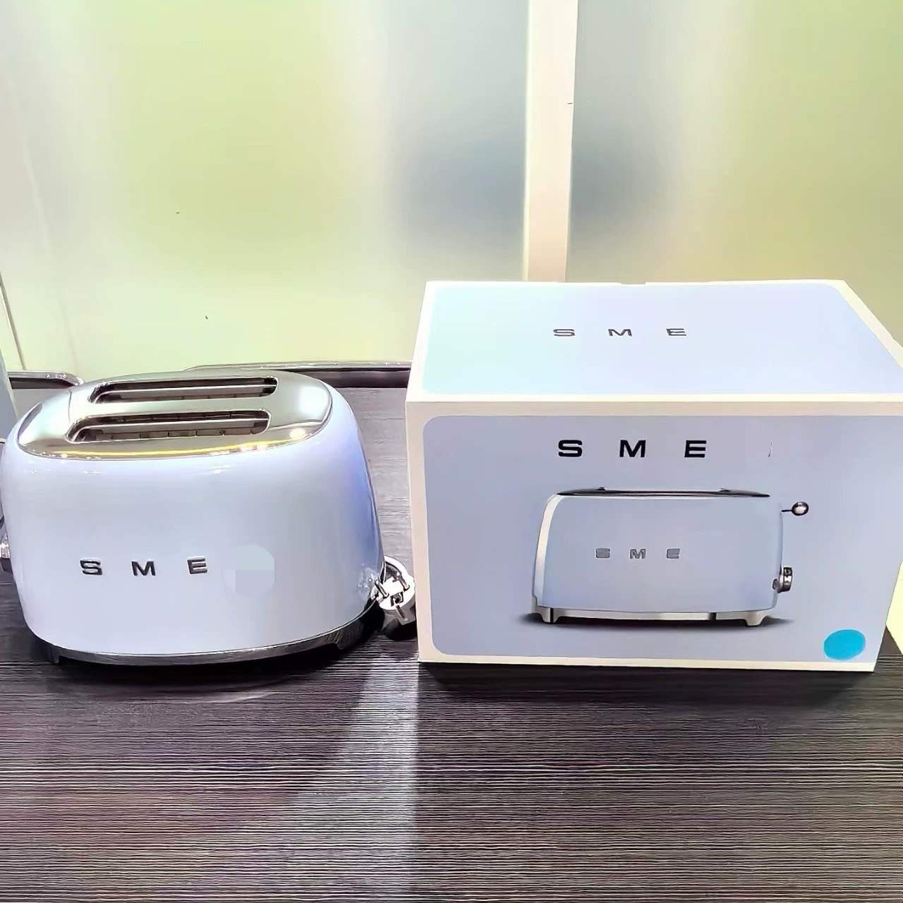 Высококачественный SMEG Retro Тостер TSF01 Многофункциональный Двухсрезочный Тостер