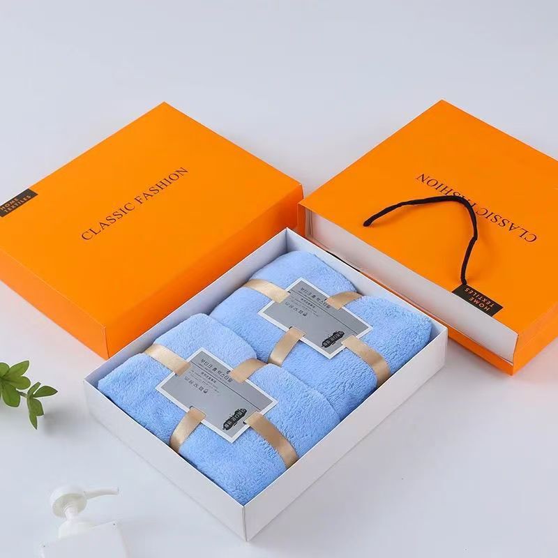 High-End Exquisite Gifts Absorbent Coral Velvet Towel Gift Box Company Factory Employee Welfare Wedding Towel Gift Box High-End Exquisite Gifts Absorbent Coral Velvet Towel Gift Box Company Factory Employee Welfare Wedding Towel Gift Box