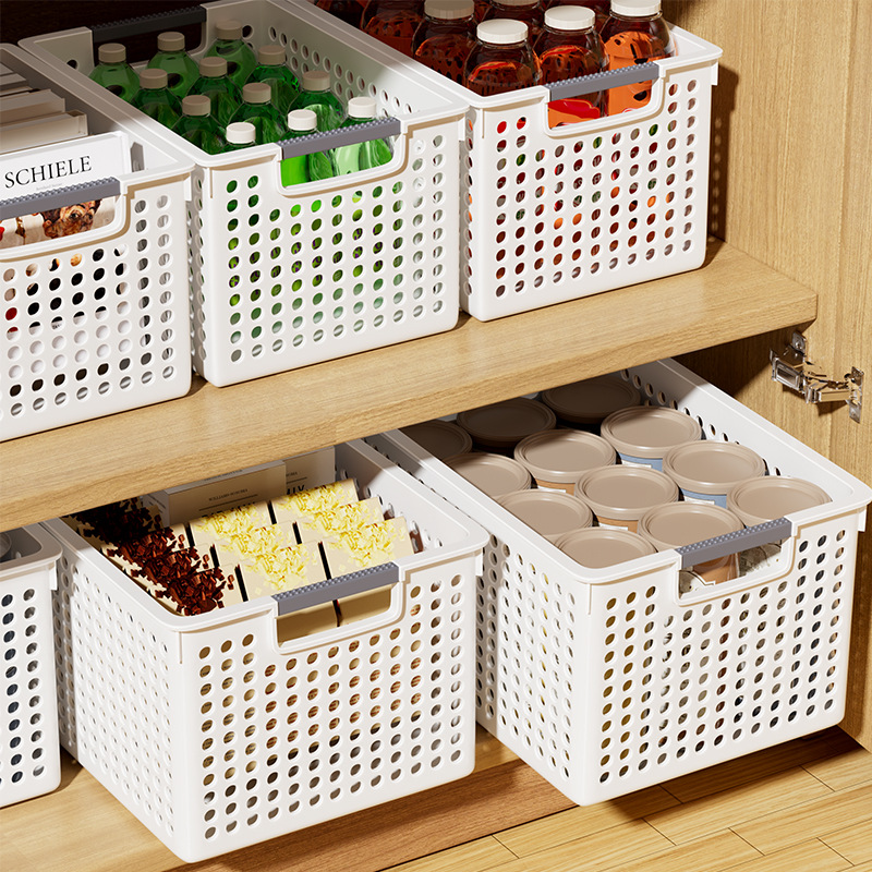 snacks sundries storage box toy storage basket household cabinets storage basket sub-storage plastic case kitchen storage box