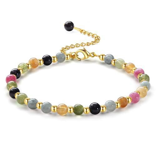 6mm Natural Stone Bracelet Gold Beads Green Aventurine Lapis Lazuli Adjustable Bracelet Ladies Mixed Color Chalcedony Bracelet Hand Jewelry 6mm Natural Stone Bracelet Gold Beads Green Aventurine Lapis Lazuli Adjustable Bracelet Ladies Mixed Color Chalcedony Bracelet Hand Jewelry