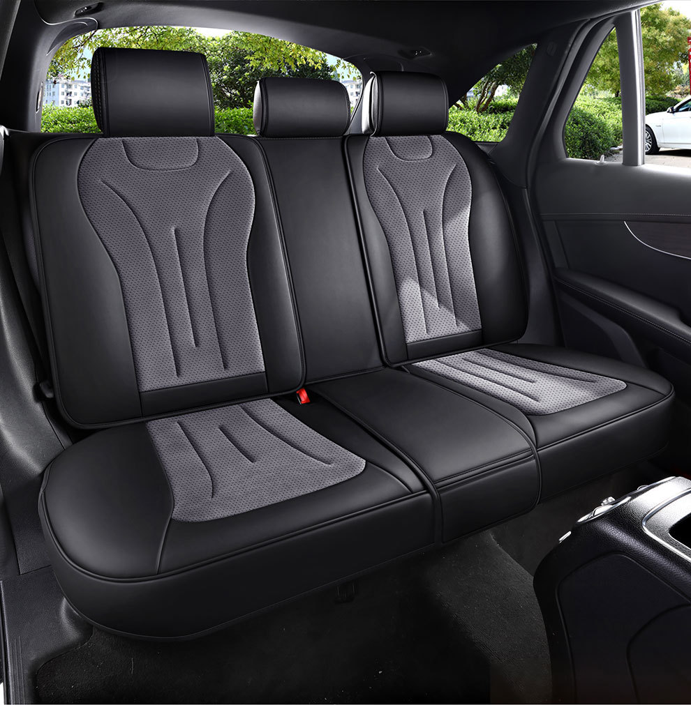 Foreign Trade Rams Car Seat Cushions, Fully Enclosed, Suitable for All Seasons, Laser Perforated, Breathable, Five-Seater Car Seat Cushions Wholesale