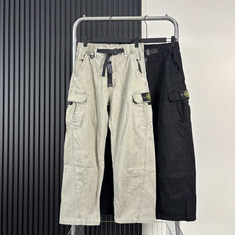 Cross-Border Stone Washed Cotton Work Pants American Retro Multi-Pocket Cargo Pants Casual Long Pants for Men Cross-Border Stone Washed Cotton Work Pants American Retro Multi-Pocket Cargo Pants Casual Long Pants for Men