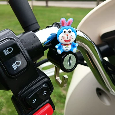 Helmet lock: for Bicycles, Electric Vehicles, Motorcycles - helmet-lock-rabbit-ears-jingle