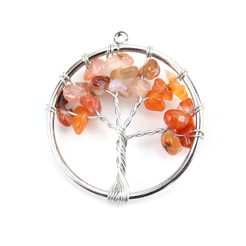 Simple Style Lucky Tree Natural Stone Agate Wholesale Pendants display picture 16