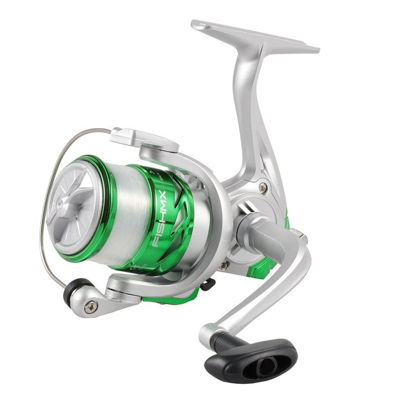 Fábrica directa precio especial galvanizado rueda de pesca con rueda de hilado de línea de pesca de 100 metros rueda de hilado luya selección transfronteriza de rueda de hilado