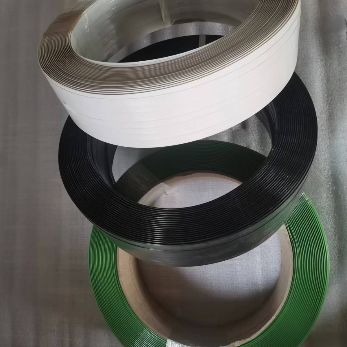 PET黑色塑钢打包带编织带塑料1610打包机打包扣包手用高强轻便