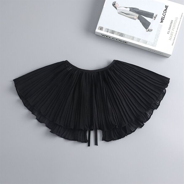 Black shiffon cloak
