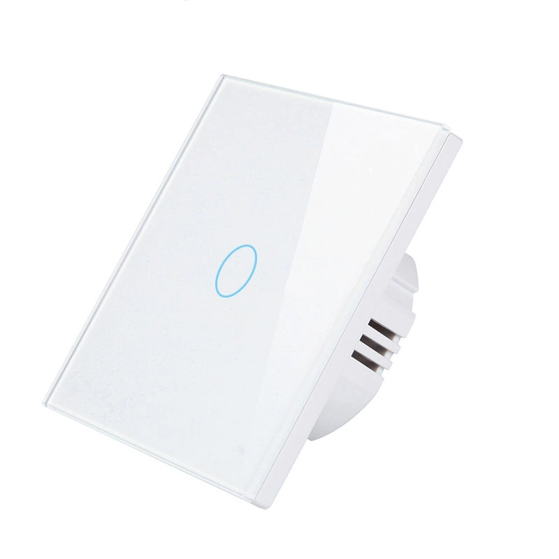 European Type 86 graffiti ZigBee Intelligent 1234 Touch Switch Solo -Glass Cross -border Exclusive