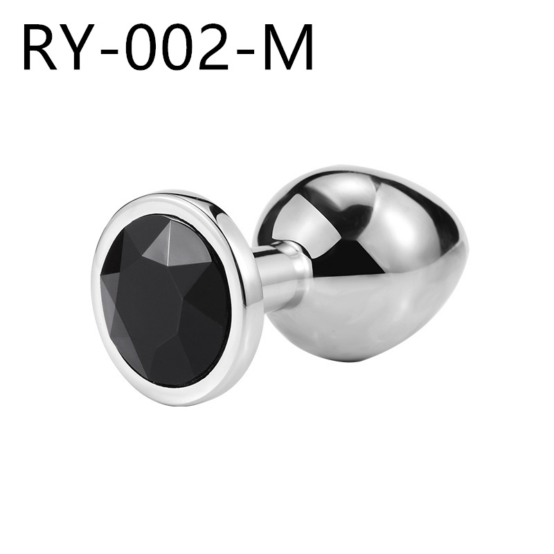 Volver corte metal anal plug adulto hombres y mujeres SM compartir masturbación clímax sexy anal plug adulto suministros pequeño mediano grande