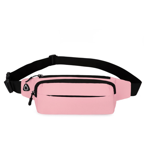 Men's and women's canvas waist bag sports business chest bag mobile phone large capacity wear-resistant cross-border bag cross-border wholesale