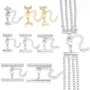 手工铜镀白金连接扣龙虾扣