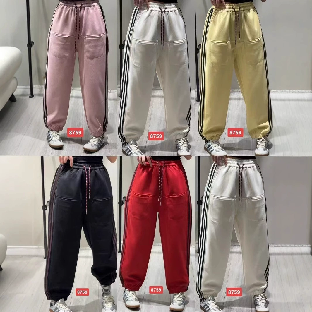 Spring fashionable trousers, Korean style, elastic waist