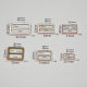Alloy Japanese buckle three-gear buckle hardware luggage accessories mouth buckle clothing webbing adjustment buckle manufacturers direct wholesale