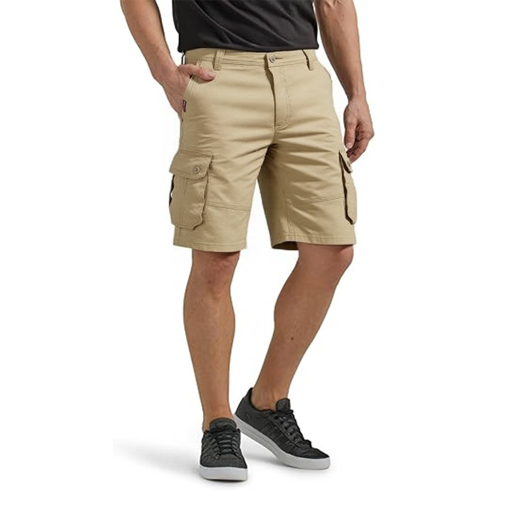 Cross-border Summer New Solid Color Tooling Pants Thin Men's Youth Loose All-match Washed Casual Shorts