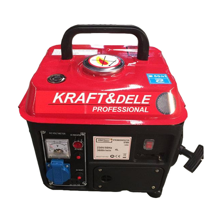 800W迷你汽油发电机露营摆摊轻巧便携外贸批发家庭备用应急发电