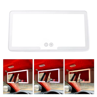 Sun visor rearview mirror Makeup Mirror High-Definition Mirror Sun