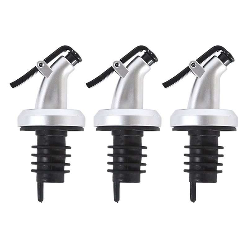 Бытовые серебряное масло заливки соевый соус уксус головка бутылки масла штепсельная Вилка бутылки рот приправа пробка бутылки масла штепсельная Вилка бутылки рот