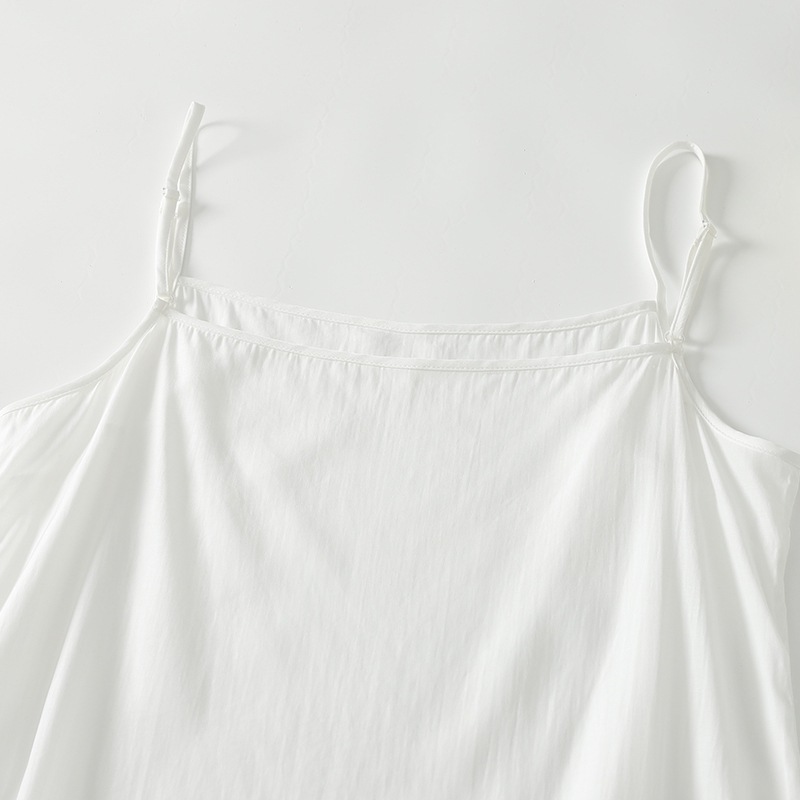 Summer solid base light and thin breathable skirt sleevless