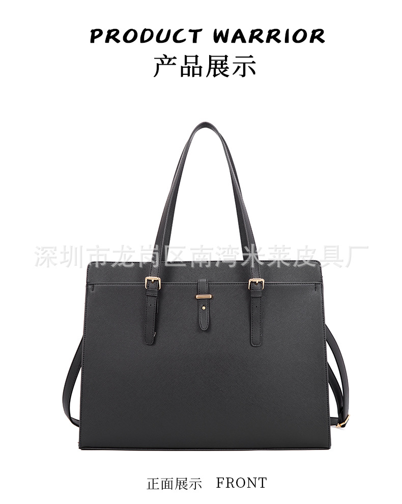 Lagerbestand Damen-Handtasche für 15,6 Zoll Notebook Einschulter Schrägtasche großer Beutel Business Pendler Guangzhou Großhandel