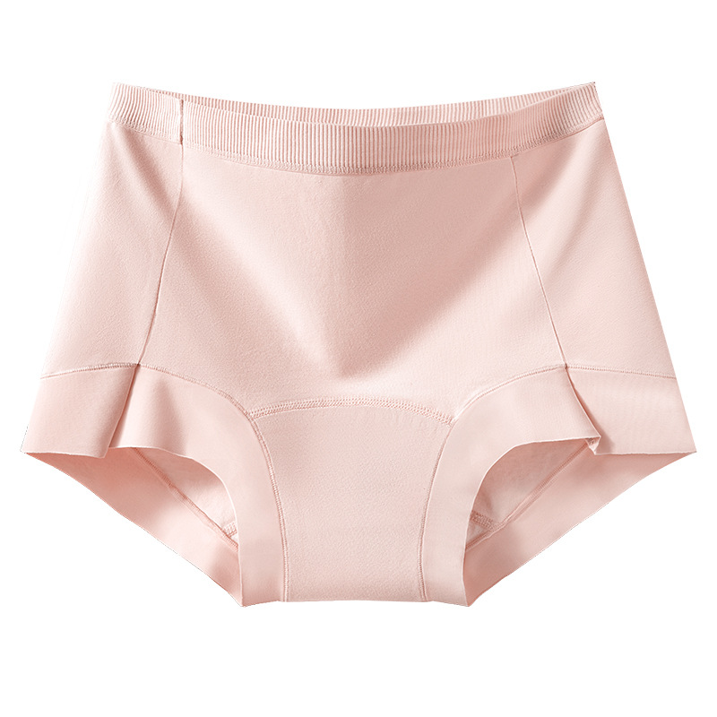 60S bóxer de algodón suave de gran tamaño de alta elasticidad calzoncillos 10A antibacteriano y alarga entrepierna de algodón de cintura alta calzoncillos transpirables para mujer