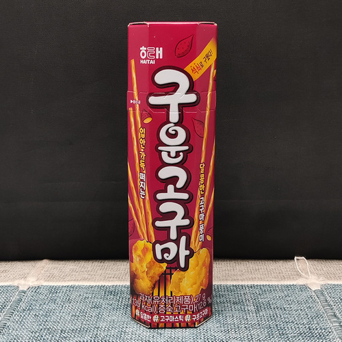 Korean imported Haitai baked sweet potato biscuits 27g boxed biscuits shelf life 12 months 30 boxes per box