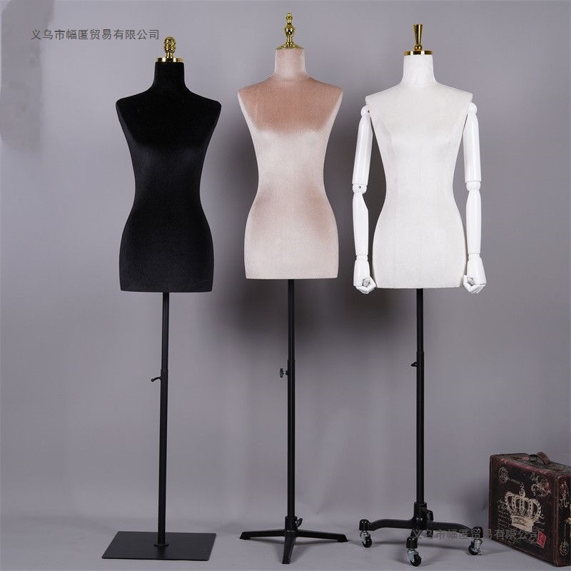 婚纱礼仪专用模特假人模特半身长脖子道具秀禾服装模特铸铁底座