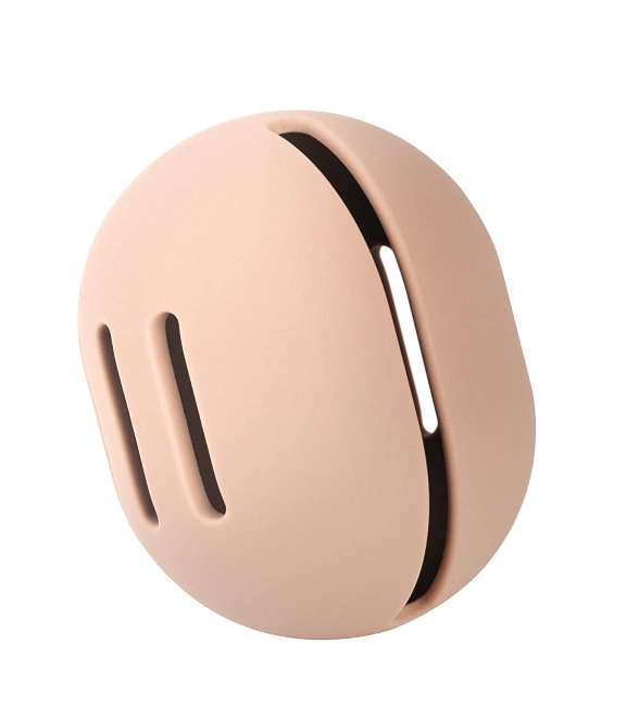 New Puff Storage Box Cosmetic Egg Bracket Oval Beauty Egg Bag Lying Mouth Pinch Music Opening Design