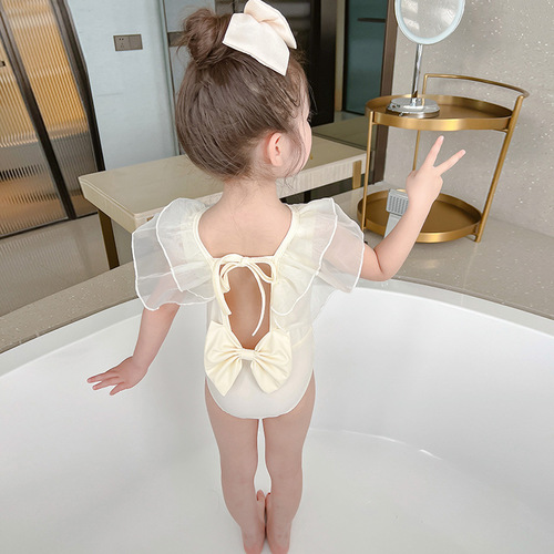 Children's Summer Swimwear 2024 New Fashion Girl Baby Swimsuit Girls Swim Trunks Summer Little Girl Swimwear