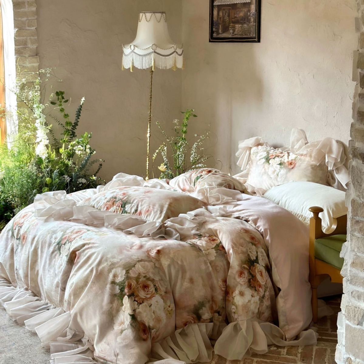 Vintage Bettwäsche Set Im Boho-stil Aus Lyocell Und Baumwolle_voghion.com