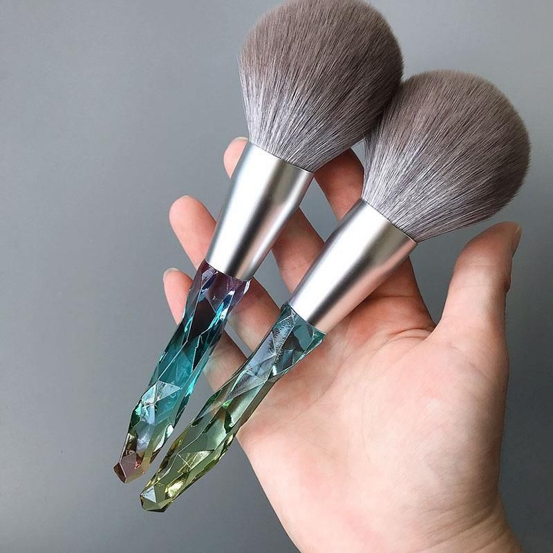 1 Piece Vintage Style Artificial Fiber Makeup Brushes Plastic Handgrip display picture 5
