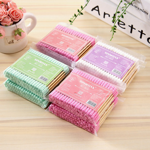 Double-headed Cotton Swabs, Ear-picking Cotton Swabs, Cotton Swabs, Multi-purpose Makeup Cotton Swabs, Makeup Remover Cotton Swabs, 100 Pieces