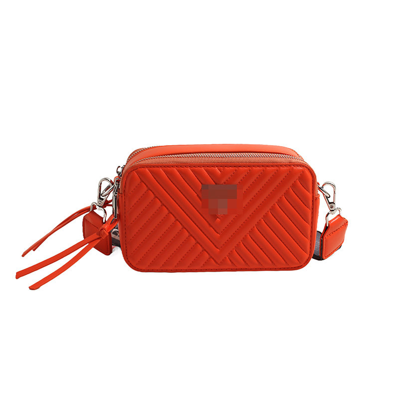 Bolso de hombro transfronterizo tendencia de la moda femenina tira de rombos bolso cuadrado pequeño casual todo-fósforo sentido de alta gama bolso de mensajero de estilo europeo y americano