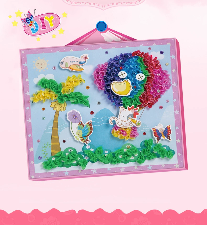 Sticker for kindergarten, children's brainteaser, handmade, set