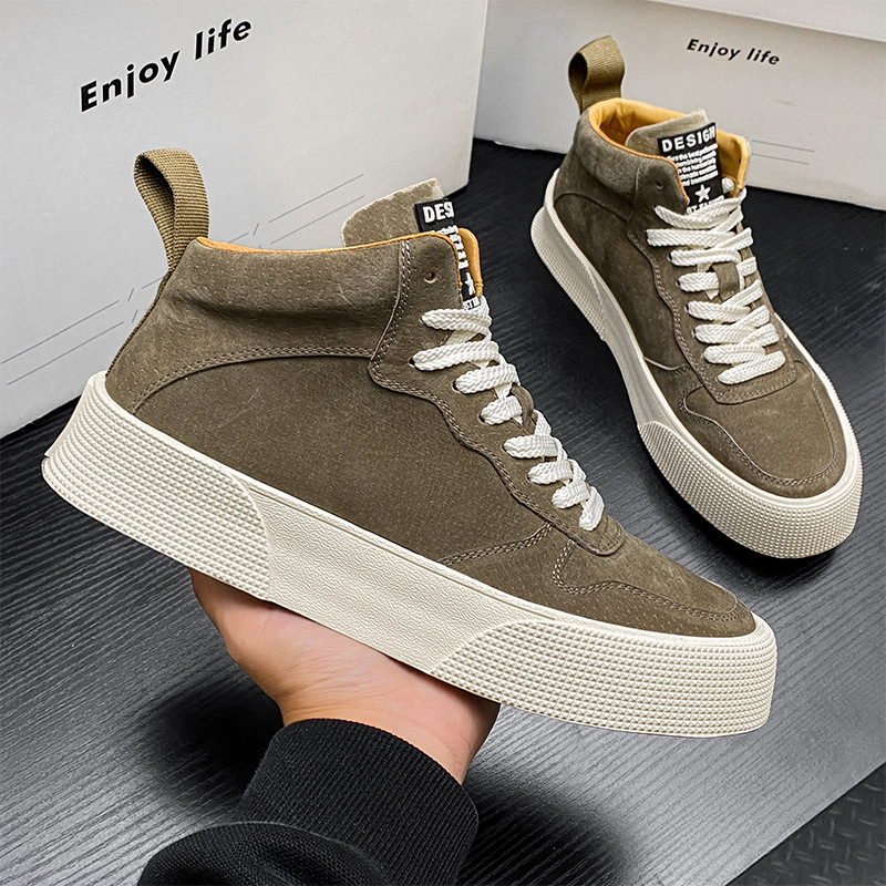 Pánske vychádzkové topánky Pracovná obuv Tenisky Gumová podrážka Protišmykové tenisky_voghion.com