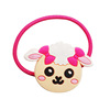 Children's hair accessory PVC, farm, hair rope, new collection